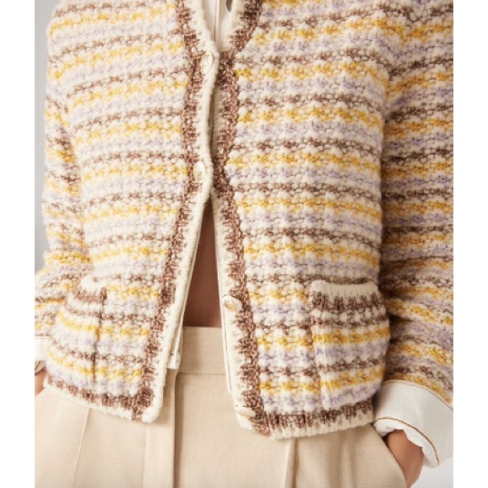 ba&sh Multicolor Striped Cardigan - Picture 3 of 12